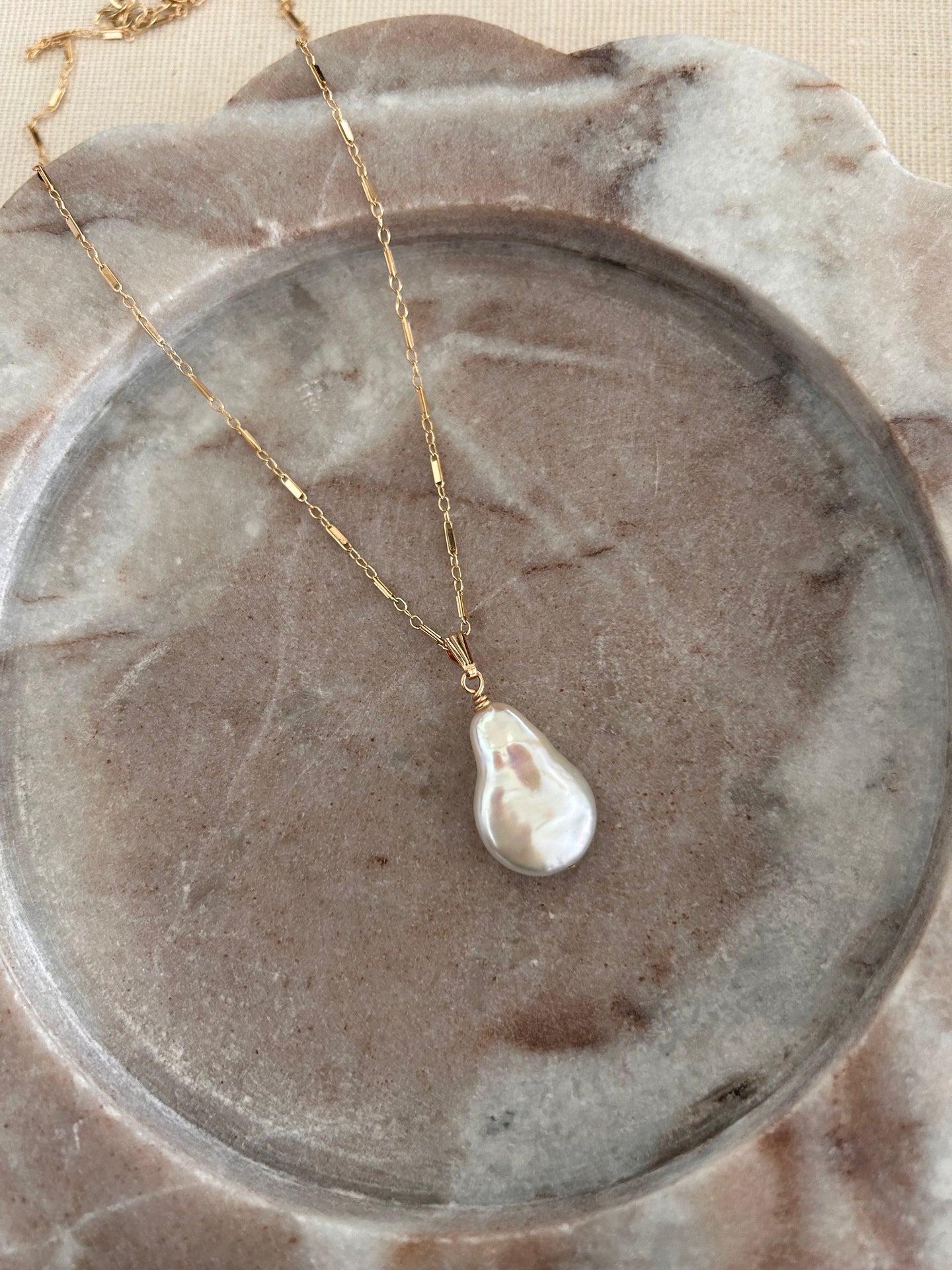 Baroque Pearl Necklace